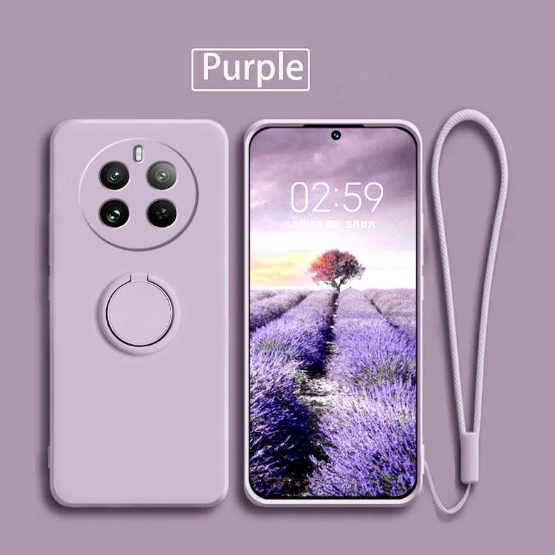 Чехол для Realme 12 Pro Plus, жидкий силиконовый держатель для кольца, мягкий чехол для телефона Realme 12 Pro + обновленная противоударная задняя крышка Fundas