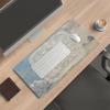 Vintage Lace Blue Sky White Clouds Mousepad Pc Gaming Mouse Pads Laptop Desk Mats Office Decor Mouse Carpet Big Mousepepad Rug
