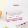 RosyPosy soft design tea fragrance index card, large capacity 150 word memory message sticky note card