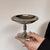 Retro Stainless Steel Ice Cream Cup Ins Style Pudding Dessert Cup Fruit Yogurt Salad Serving Dish High Base Bowl Bar Dinnerware