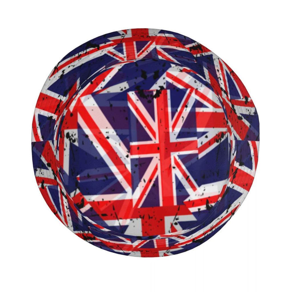 Шляпа-ведро унисекс, флаг Великобритании, британский флаг, летний пляжный головной убор, складная шапка для походов и рыбалки, кепка Ispoti