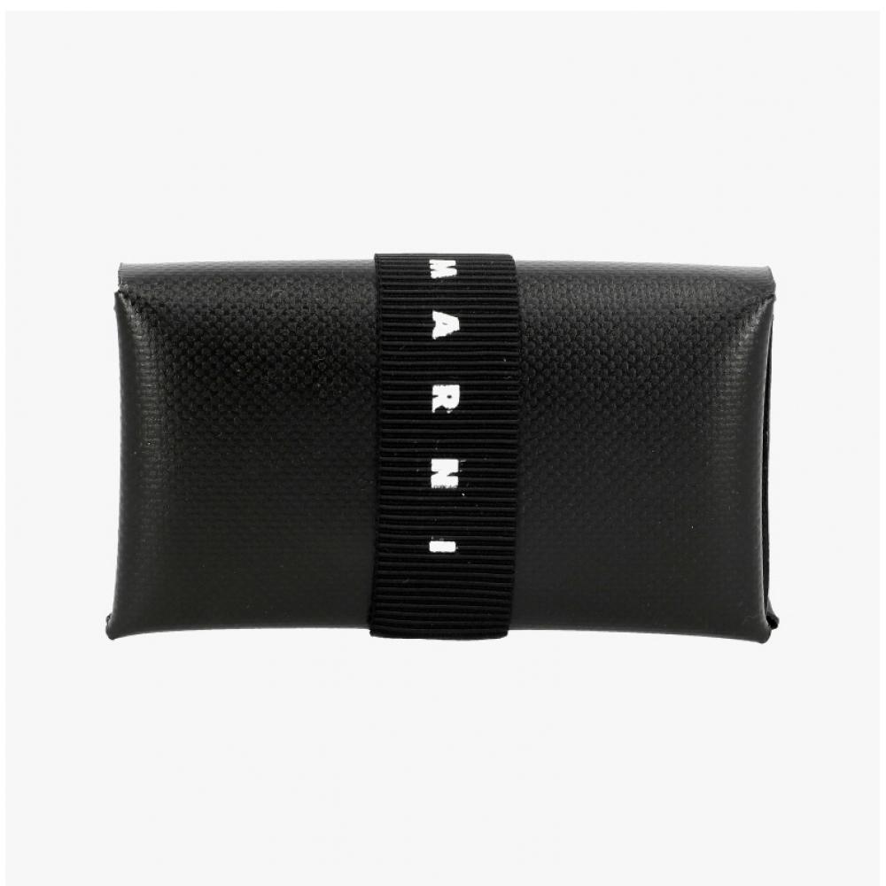 Marni Origami Pvc 3 Fold Banding Flap Card Wallet Pfmi0007u10 P5769 00n99