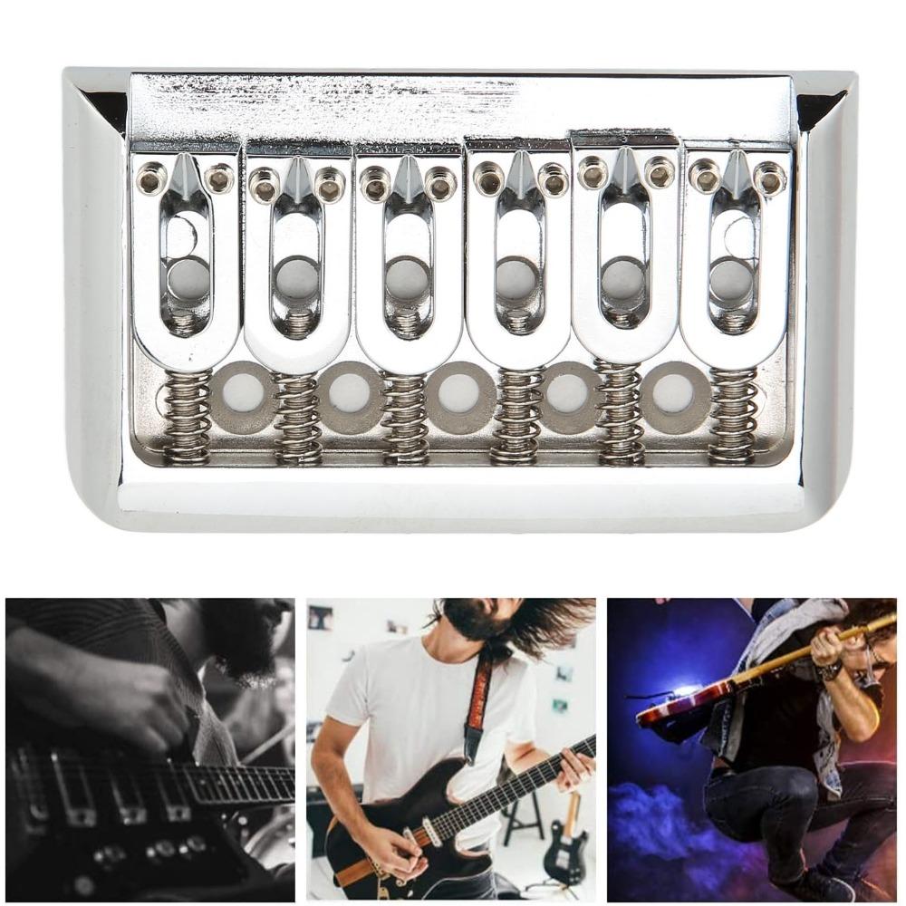 76mm Fixed Hardtail Guitar Bridge U Shaped String Spacing Electric Guitar Bridge Electric Guitar