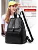 2024 Korean College-Style Women's PU Backpack - Casual, Trendy, Large Capacity