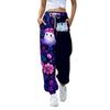 Женские повседневные модные спортивные штаны с принтом на Хэллоуин, повседневные брюки