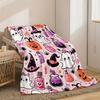 Хэллоуинское одеяло: современный стиль, двусторонний, устойчивый к разрывам, всесезонный, машинная стирка