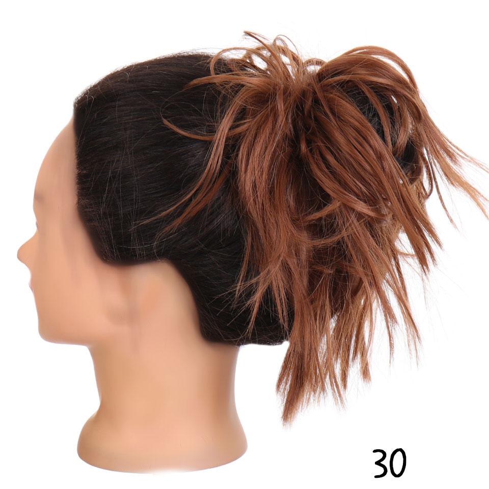 Шиньоны из синтетических волос, грязные резинки для волос, резинка для волос, пучок, прямая прическа, наращивание волос для женщин