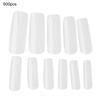 500pcs False Nail Tips Full Coverage Super Thin Traceless Nail DIY Decoration Transparent