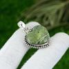 Gift For Women Jewelry Pendant 925 Sterling Silver Natural Serpentine Gemstone