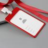 ID Card Holder With Lanyard Staff Aluminum Alloy Metal Work Name Card Badge Neck Straps For Business Meeting Visiting
