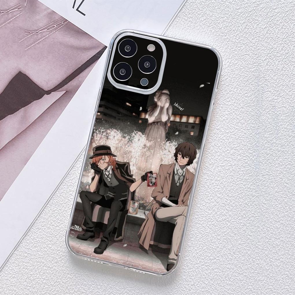 Мультяшная чехол-бампер для телефона Bungou Stray Dogs Аниме для Motorola Moto G13 G14 G53 G54 G62 G72 G82 G84 E13 E20 G42 G32 G23 G22 Мягкий чехол