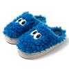 Fashion Lovely Big Eyes Monster Cartoon Slippers  Winter Outdoor Faux Fur Funny Warm Plush Thick Sole Cotten Shoes(One Size Smaller)