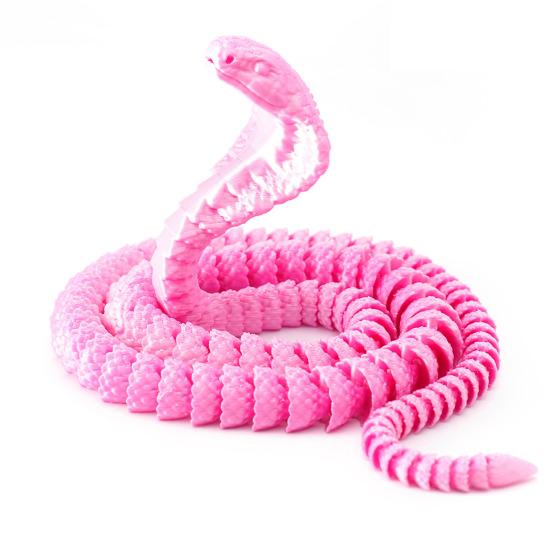 Yousheng 3D печатный орнамент в виде змеи, шарнирная модель змеи, детский и взрослый декор стола, игрушка-змея для снятия стресса, подарок для любителей природы