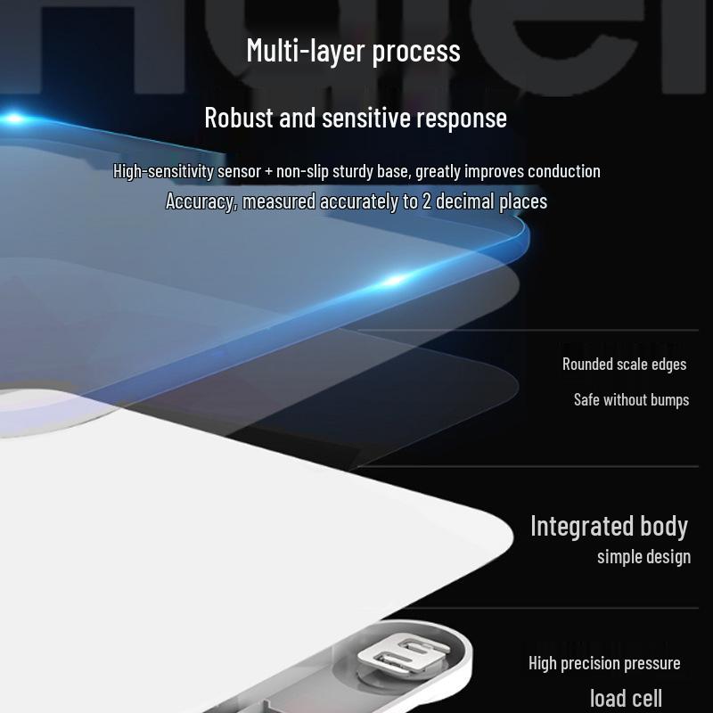 Haier Точные перезаряжаемые весы для тела для контроля здоровья