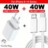 Xiaomi 40W For iPhone Charger USB Type C Fast Charger For iPhone 16 17 15 14 13 12 11 Pro Max PD Charging Cable Phone Accessories