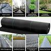 1 Roll Agricultural Weed Control Mulch - Black Plastic Weed Barrier Mat, Ground Cover - For Garden & Landscape - Suppresses Weeds & Retains Moisture