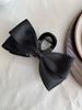 Seasonal Refreshing Edition Black Bow Clip Headwear Women's Large Hair Clip Versatile for Daily Use, Beautiful and Safe