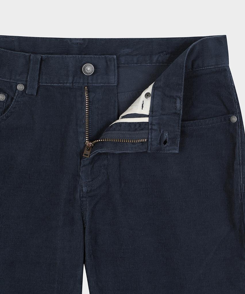 BROOKS BROTHERS Узкие вельветовые брюки с 5 карманами 15W (военно-морской флот) (Bbpcmm4531Qew)