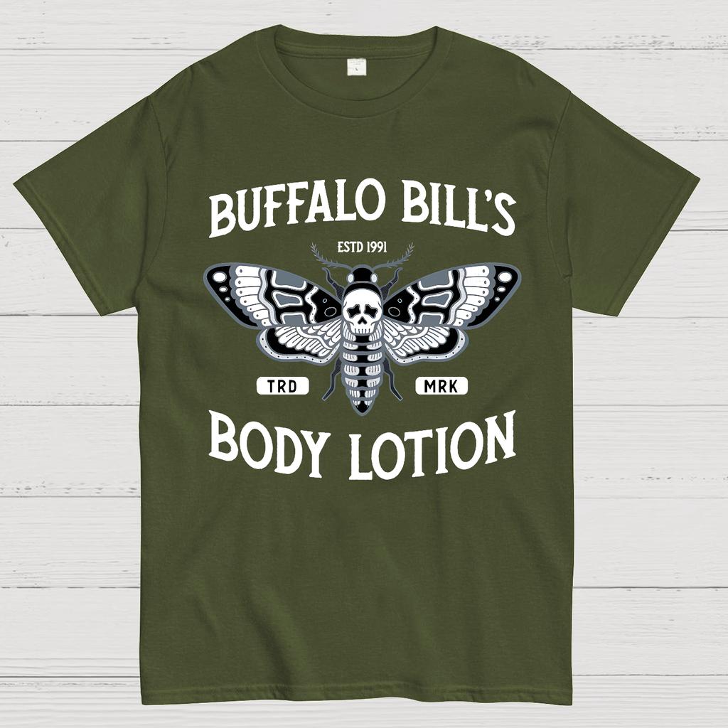 Buffalo Bill Body Lotion Cotton Summer Casual Cool Loose T-Shirt
