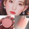 6 Colors Single Blush Palette Waterproof Lasting Natural Face Red Rouge Powder Fashion Cream Blusher