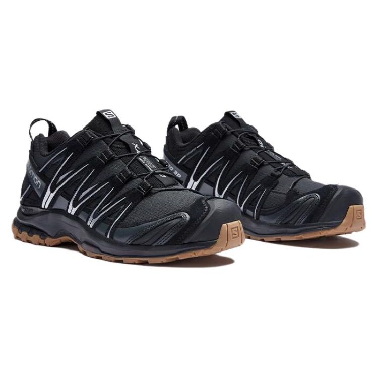 SALOMON XA Pro 3D Замшевые Удобные Универсальные Амортизирующие Нескользящие Низкие Кроссовки Унисекс Кроссовки Черный Эбони 472433