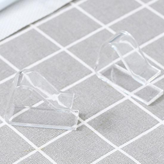 8/12 шт. Прозрачные зажимы для скатерти Мини-размер Нескользящие Широко используемые Прозрачные держатели для скатерти Зажимы для покрытия стола