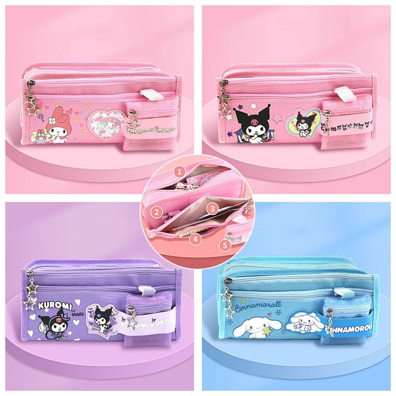 Канвасовый пенал-кошелек Sanrio Мелоди Куроми для студентов