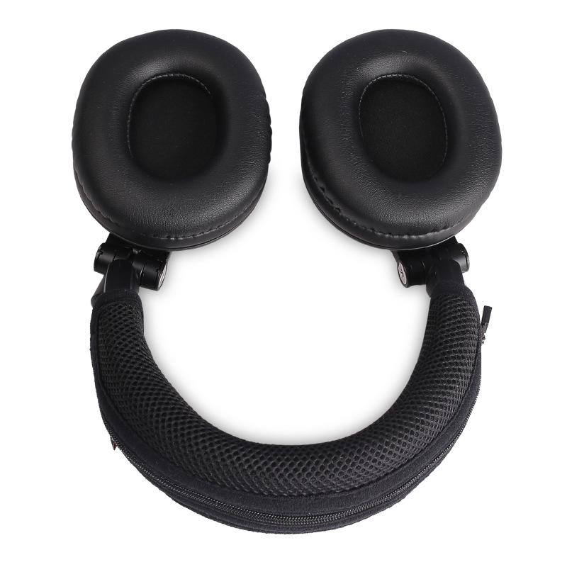 Headphone Head Beam Cover For Audio-Technica ATH-M50X Earphone Zipper knitted fabric headband protective cover Advanced feeling