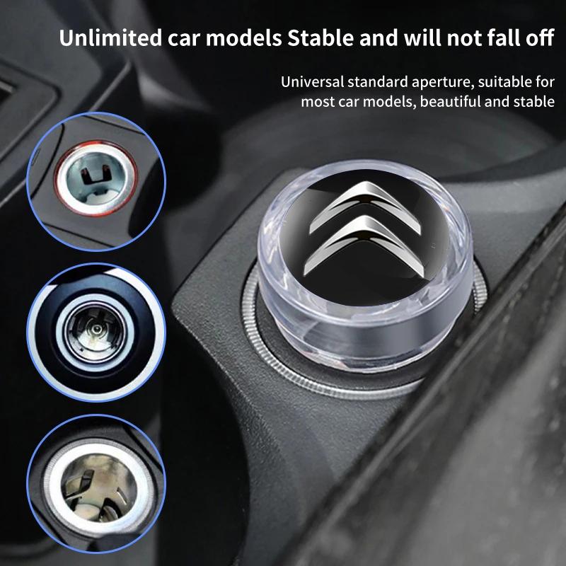 AIJ4 Citroen Car Cigarette Lighter Dust Plug Socket Cover Cap For Citroen C2 C3 C4 C5 Cactus Auto Interior Accessories (6 Colors)