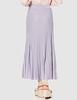 FRAY I.D. Women's Sheer Knit Flare Skirt FWNS211212 LAV F