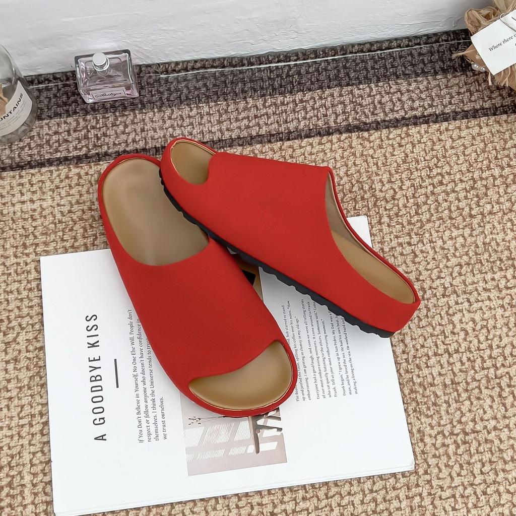 Платформенные тапочки женская обувь высокого класса в повседневном стиле слово с обувью Boken корейская версия универсальные 2025 новые сандалии