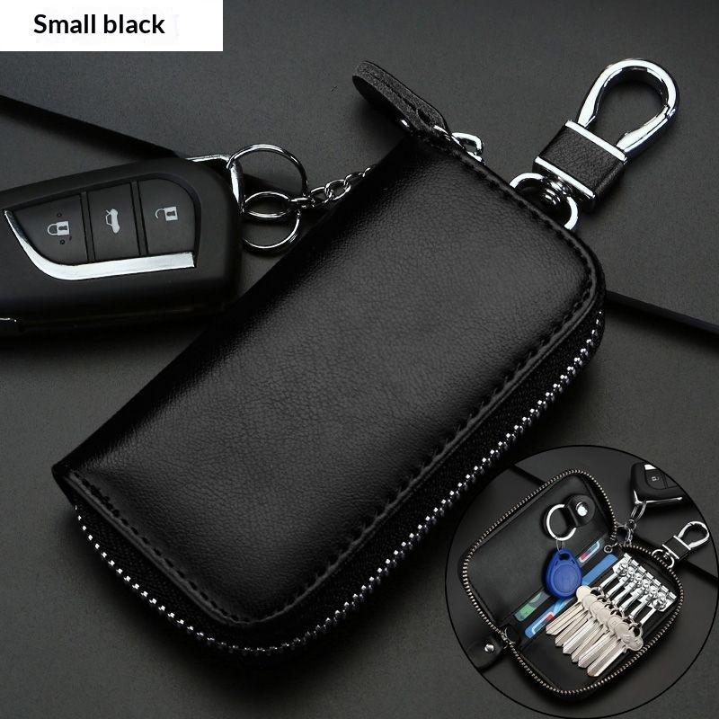 Zipper Key Bag for Men and Women Large Capacity Car Key Holder Ideal for Waist Hanging
