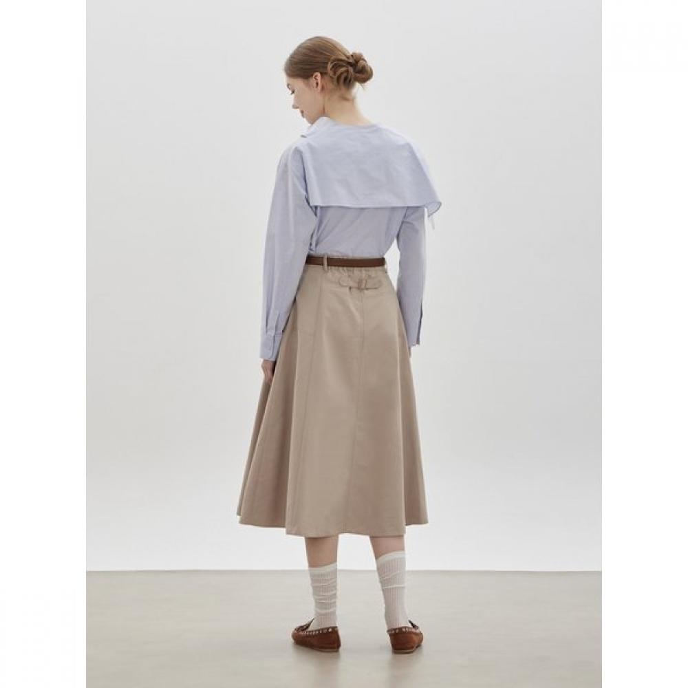 Cc Collect. Back Banding Bizo Flare Skirt C262msd031