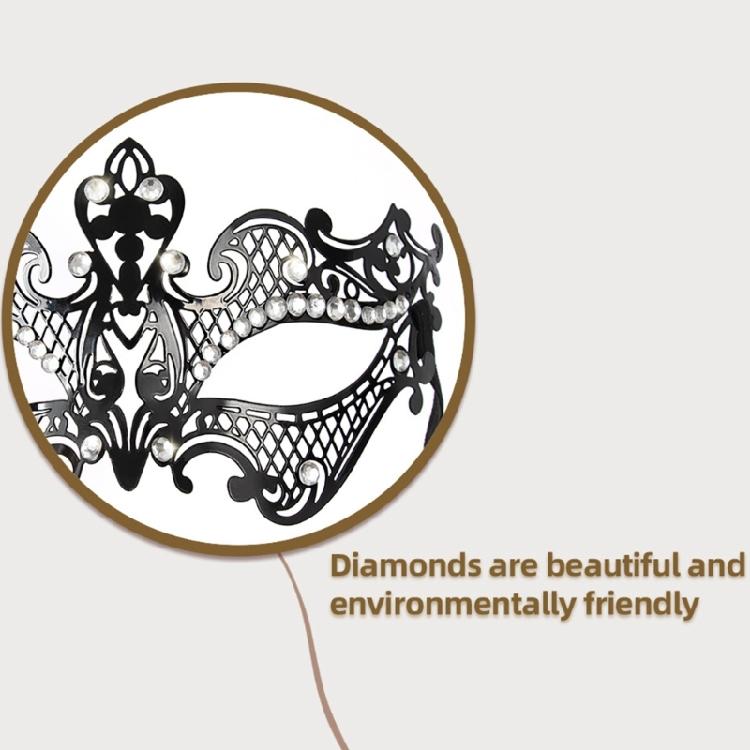 Party Mask Lace Eye Mask Mardi Gras Mask Rhinestones Masquerade Mask,Venetians Mask Halloween Carnival Party Supplies