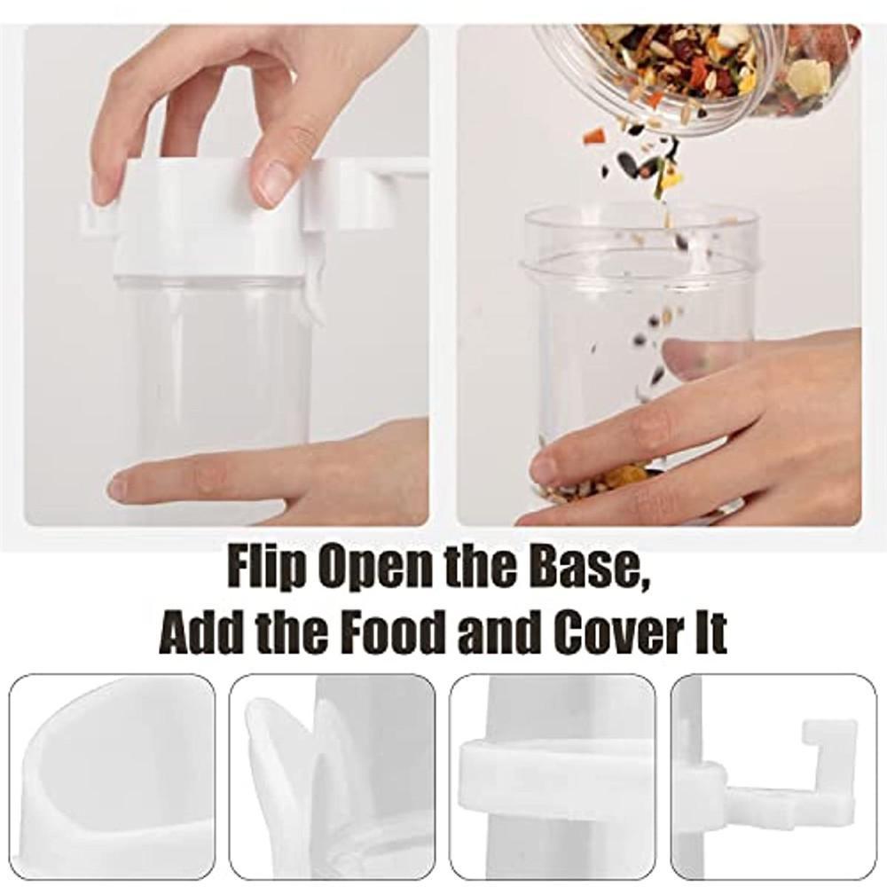 1 шт., диспенсер для воды для попугаев, автоматическая кормушка для птиц, автоматическая кормушка для попугаев, подвесной диспенсер для еды, бутылка для поилки