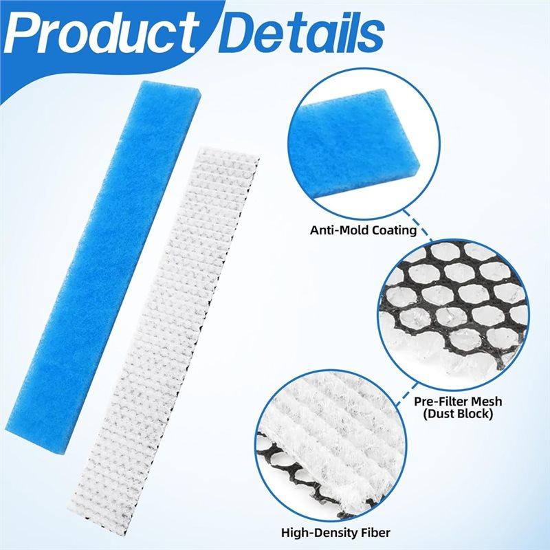 B06B-8 Pcs Mini Split Filter Air Filter Replacement For Fujitsu General UTR-FA16 UTR-FA16-2Direct Air Filters 7