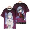 Popular Girl Band BanG Dream Ave Mujica T-shirts 3D Nyamu Yūtenji Print Kid Anime Tee Summer Men Women Harajuku Short Sleeve Top