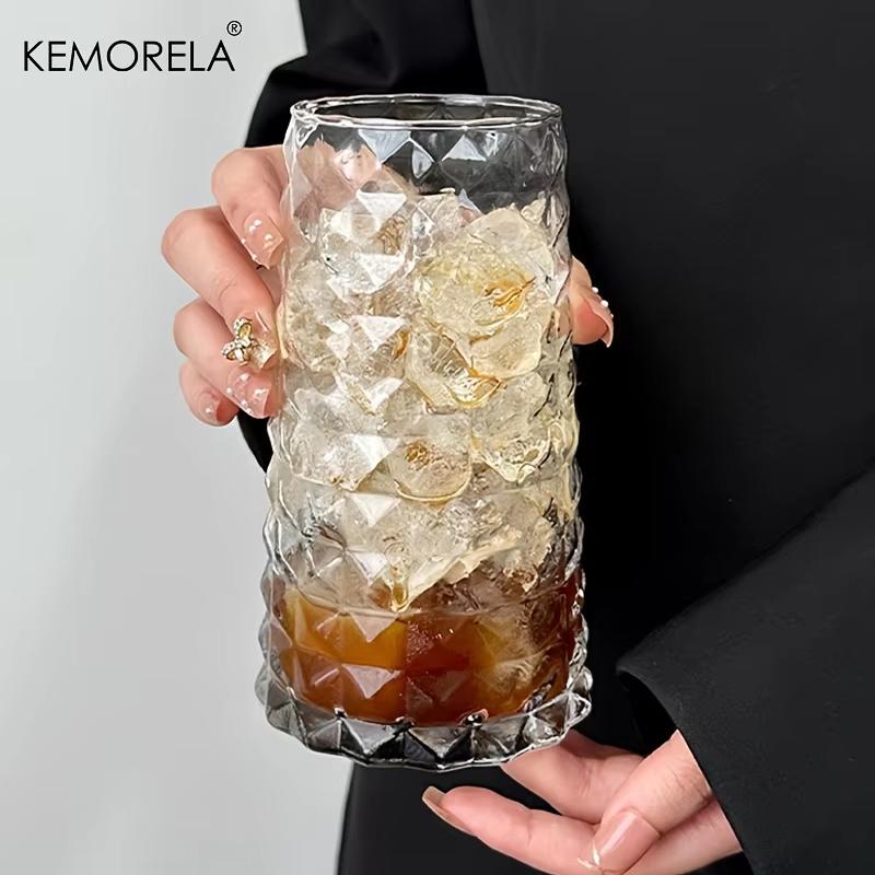 500ml Iced American Coffee Cup Very Suitable for - Whisky Diamond Mug Tea Cup Juice Glass Milk Water Cup Drinkware