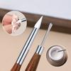 2Pcs Double-Head Nail Silicone Brushes Nail Art Dotting Pens, Sculpture Pen Set, Clay Sculpting Drawing Tools Gel Dotting Drawing Painting Pen