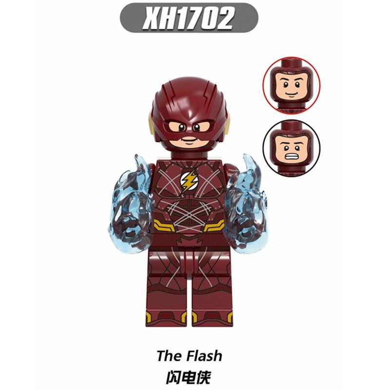 Минифигурки DC Super Heroes Бэтмен Супермен Аквамен Чудо-Женщина Лига Справедливости Строительные Блоки Игрушки