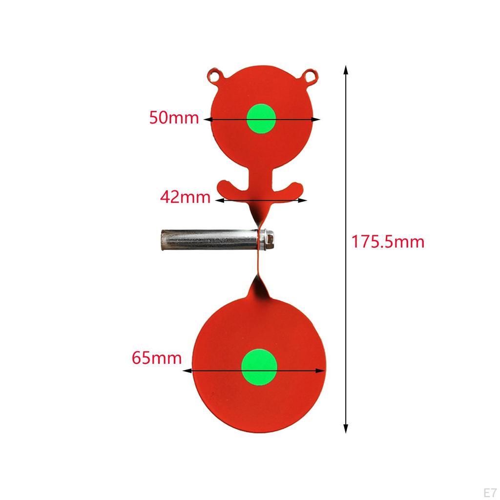 Shooting Target Plinking Degree Rotating Steel Portable Small Hunting