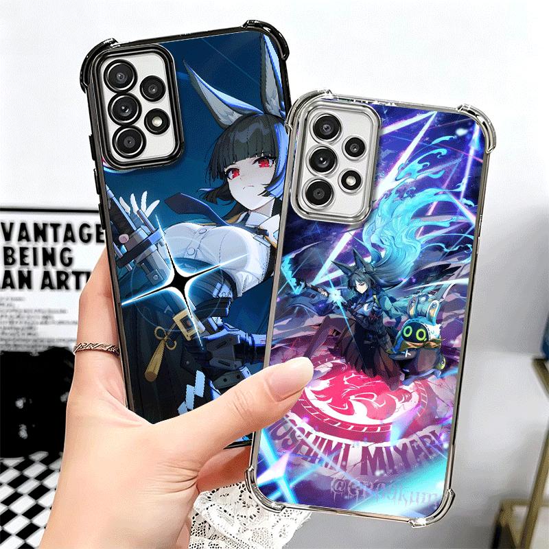 Zenless Zone Zero Hoshimi Miyabi Чехол с покрытием для телефона Samsung A17 A07 A37 A57 A16 A56 A15 A55 A14 A54 A13 A53 A26 A36 A25 A35