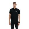adidas Мужские рубашки-поло Черный воротник-поло Умеренный прямой крой GK9027