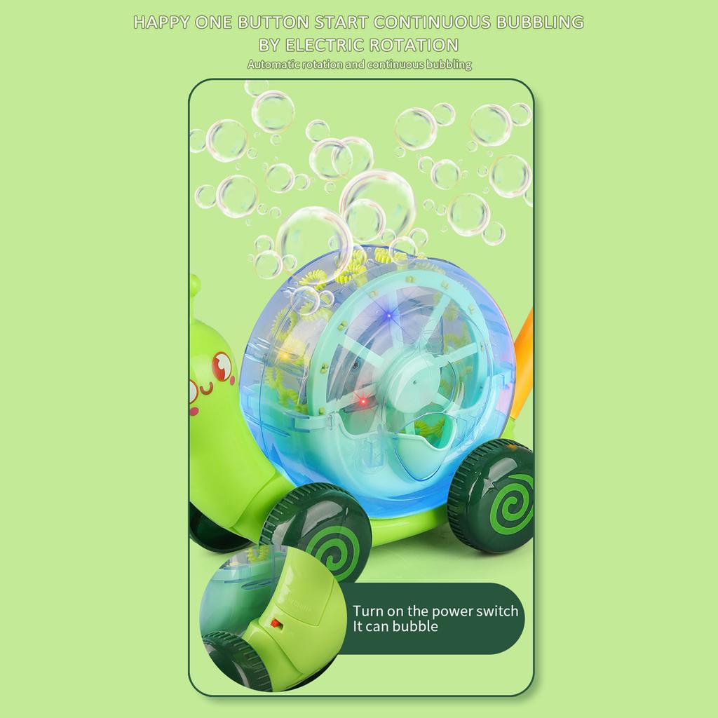 Игрушка-газонокосилка-пузырь для малышей со светодиодной подсветкой, устойчивая к падению летняя уличная ручная игрушка-пузырь