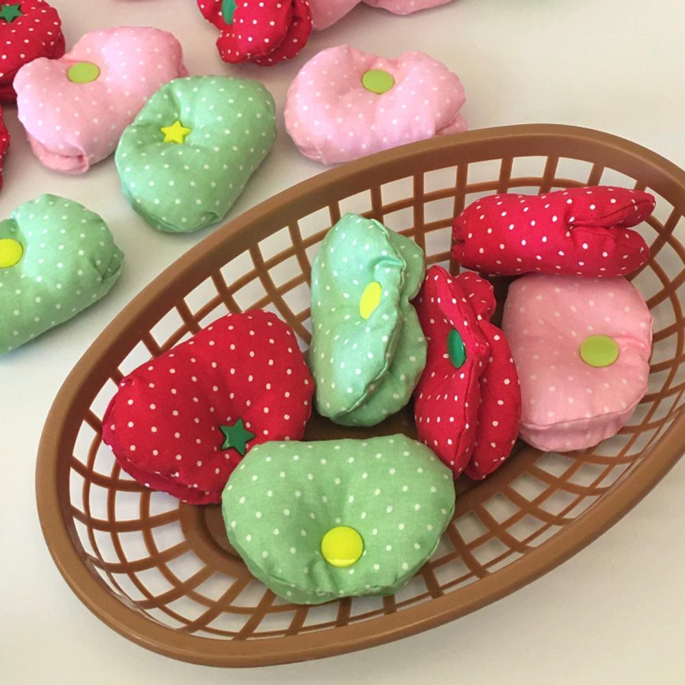 Тканевый органайзер для кабелей в виде помидора Органайзер для кабелей проводных наушников и данных Милое фото-украшение в виде помидора Многофункциональная застежка-органайзер