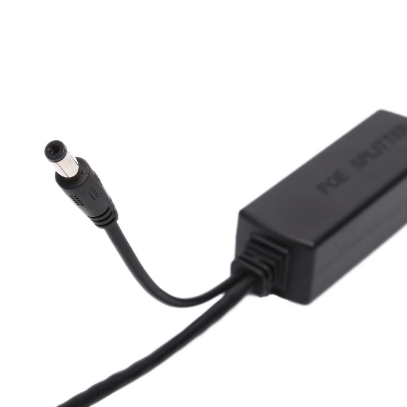 Gigabit Active Poe Splitter Power Over Ethernet 48V To 12V 1A-2A 10/100/1000Mbps