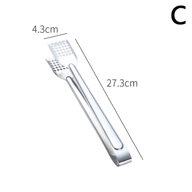 Щипцы для еды из нержавеющей стали, кухонные щипцы для барбекю, приготовления пищи, сервировки шведского стола, зажим для посуды, утолщенный зажим для стейка, щипцы для хлеба и еды