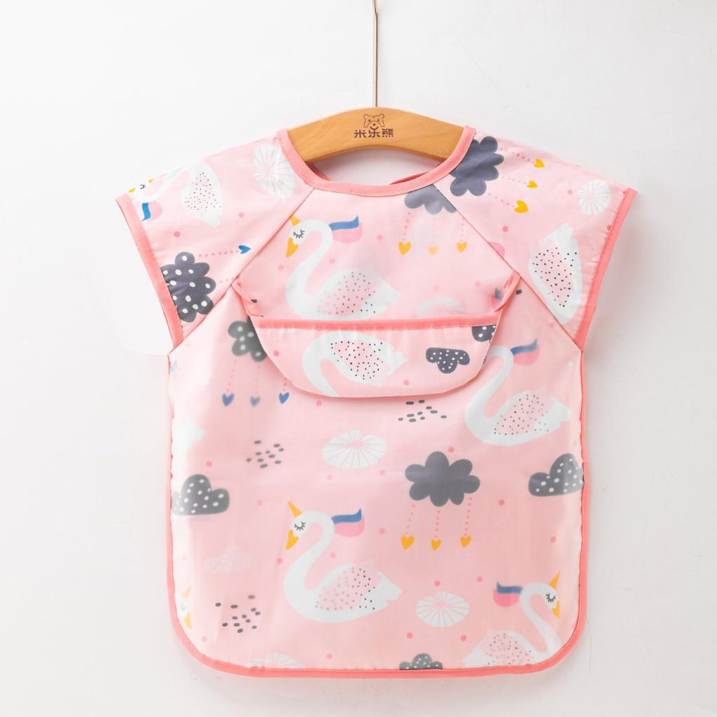 0-1Y Милые Мультяшные Детские Нагрудники Водонепроницаемые Младенцы Едят Дети Рисуют Без Рукавов Детские Банданы Нагрудники Мягкие Детские Нагрудники Еда Отрыжка