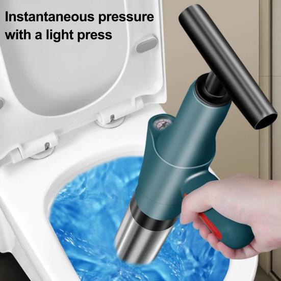 Индикатор давления воздуха вантуз из нержавеющей стали для удаления засоров в сливе