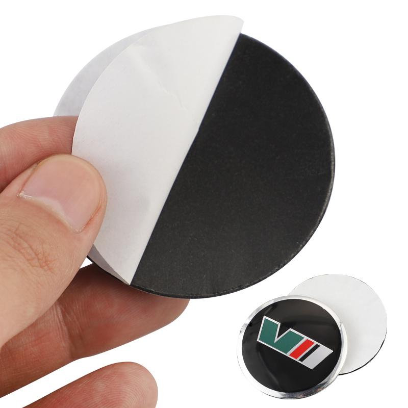 4Pcs Car Emblem Wheel Hub Caps Stickers Decoration For Skoda Octavia Kodiaq Enyaq iV Kamiq Scala Superb Fabia Rapid Citigo Karoq CWN1